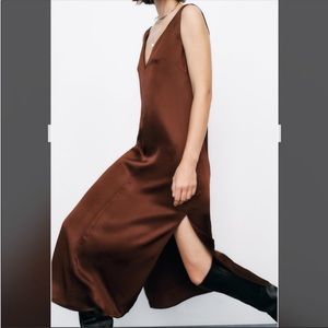 Zara Satin Effect Dress Special Edition